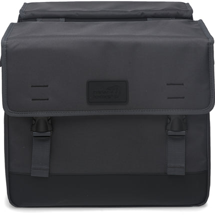 Dubbele fietstas New Looxs Origin Double 39 liter 35 x 33 x 15 cm - grijs