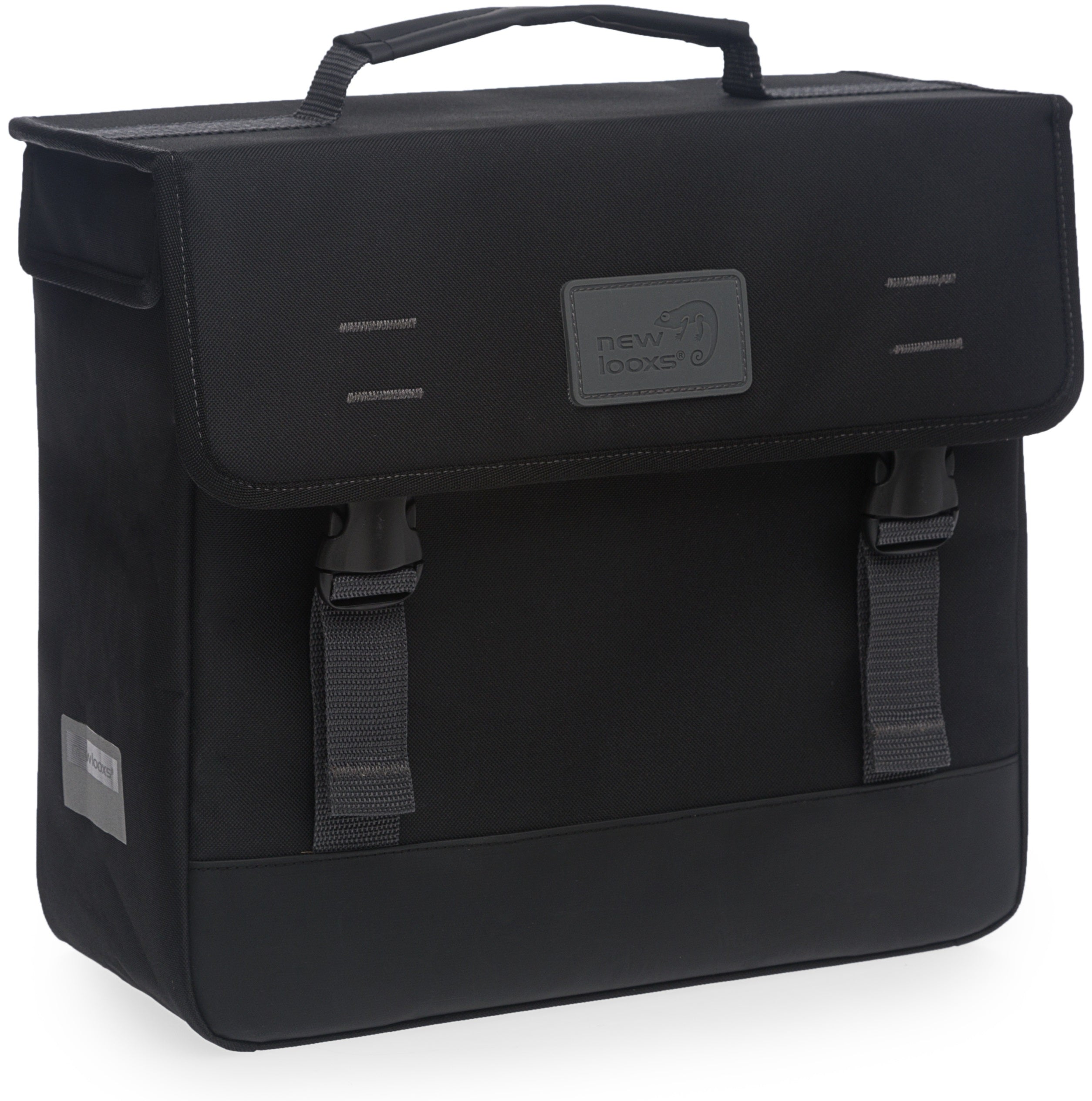 Fietstas New Looxs Origin Single 17 liter 35 x 33 x 15 cm  - zwart