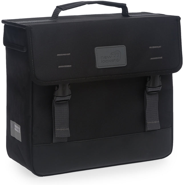 Fietstas New Looxs Origin Single 17 liter 35 x 33 x 15 cm  - zwart