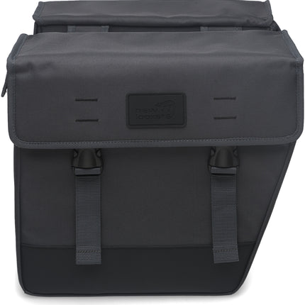Dubbele fietstas New Looxs Origin Double Hybride 39 liter 35 x 33 x 15 cm - grijs