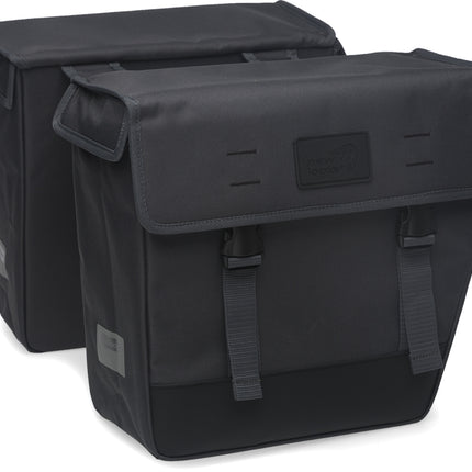 Dubbele fietstas New Looxs Origin Double Hybride 39 liter 35 x 33 x 15 cm - grijs