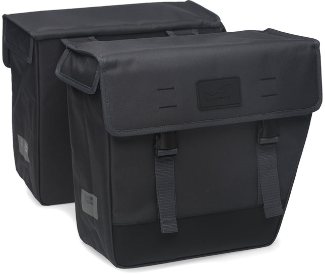 Dubbele fietstas New Looxs Origin Double Hybride 39 liter 35 x 33 x 15 cm - grijs