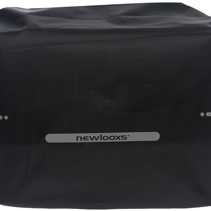 Regenhoes New Looxs voor enkele fietstassen 48cm x 55cm met reflectie - zwart