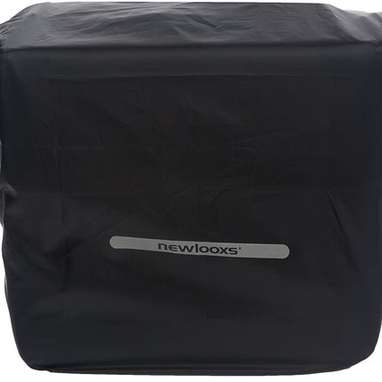 Regenhoes New Looxs voor dubbele tassen 40cm x 97cm met reflectie - zwart - afbeelding 2