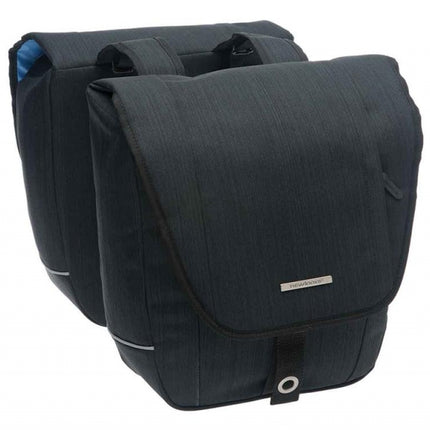 Dubbele tas New Looxs Avero Double 25 liter 32 x 33 x 13 cm (x2) - zwart