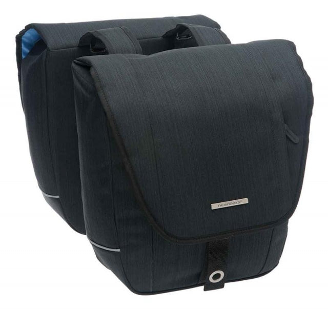 Dubbele tas New Looxs Avero Double 25 liter 32 x 33 x 13 cm (x2) - zwart