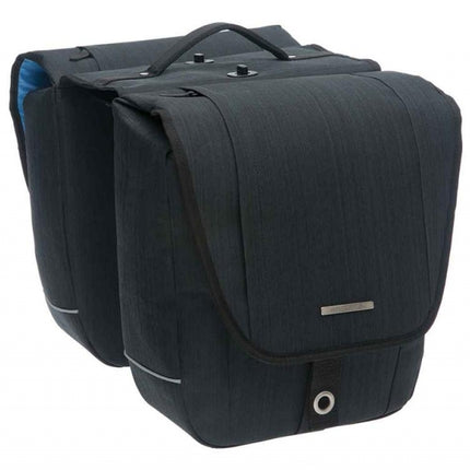 Dubbele tas New Looxs Avero Double Detachable 25 liter 32 x 33 x 13 cm (2x) - zwart
