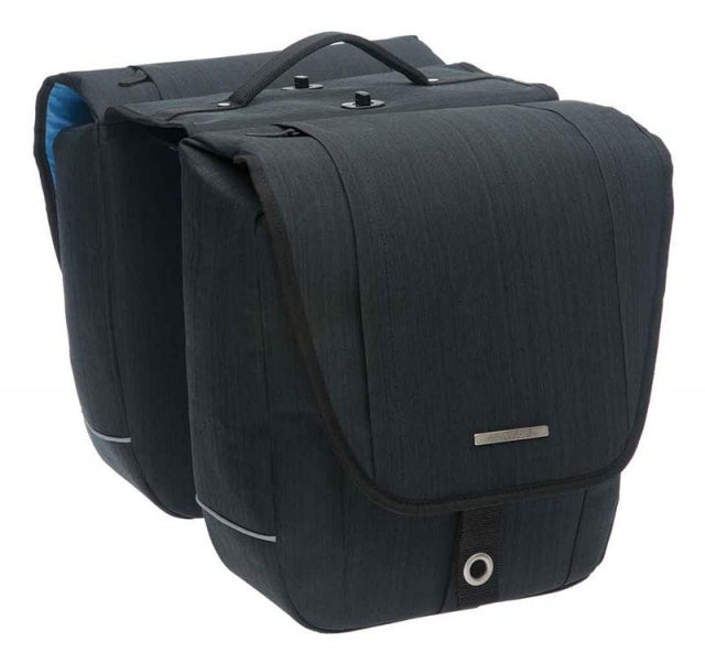 Dubbele tas New Looxs Avero Double Detachable 25 liter 32 x 33 x 13 cm (2x) - zwart