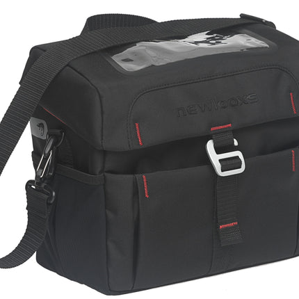 Stuurtas New Looxs Vigo Handlebar bag Klickfix 8,5 liter 26 x 15 x 22 cm - zwart