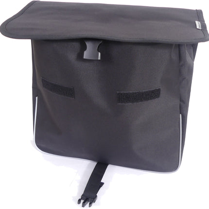 Dubbele fietstas Edge Basic Shopper 32 liter 32 x 38 x 13cm (2x) - zwart