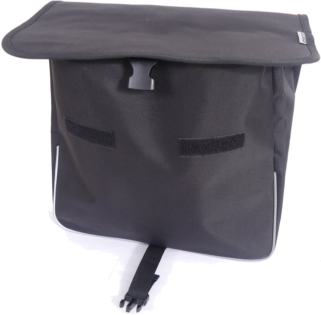 Dubbele fietstas Edge Basic Shopper 32 liter 32 x 38 x 13cm (2x) - zwart
