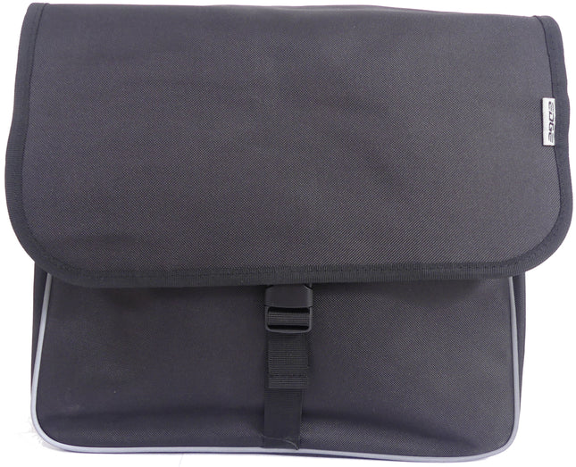 Dubbele fietstas Edge Basic Shopper 26 liter 33 x 36 x 12cm (2x) - zwart