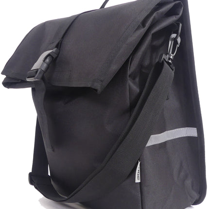 Fietstas Edge Traveller 18 liter 48 x 30 x 15 cm - zwart