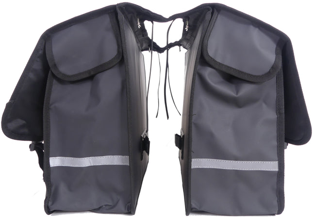 Dubbele fietstas Edge Transporter 40 liter 33 x 39 x 15 cm (2x) - zwart