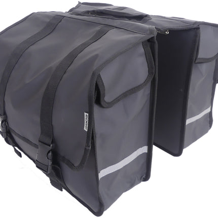 Dubbele fietstas Edge Transporter 40 liter 33 x 39 x 15 cm (2x) - zwart