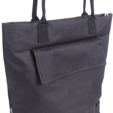 Fietstas Edge Trendy Shopper 20 liter 40 x 33 x 16 cm - zwart