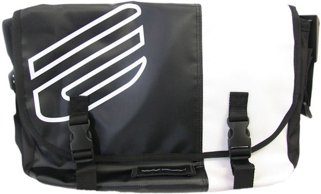 Tas Messenger Edge wit/zwart