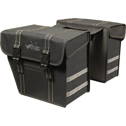 Greenlands Black Line Double Double Pannier 40 litres 36 x 32 x 18 cm (2x) - black