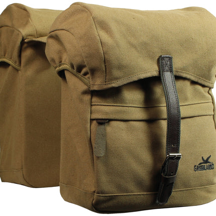 Greenlands Travel Bag 40 liter double pannier, 30 x 37 x 17 cm, sand color
