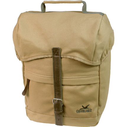 Sacoche de vélo simple Greenlands Canvas Travel 20 litres 30 x 37 x 17 cm - camel