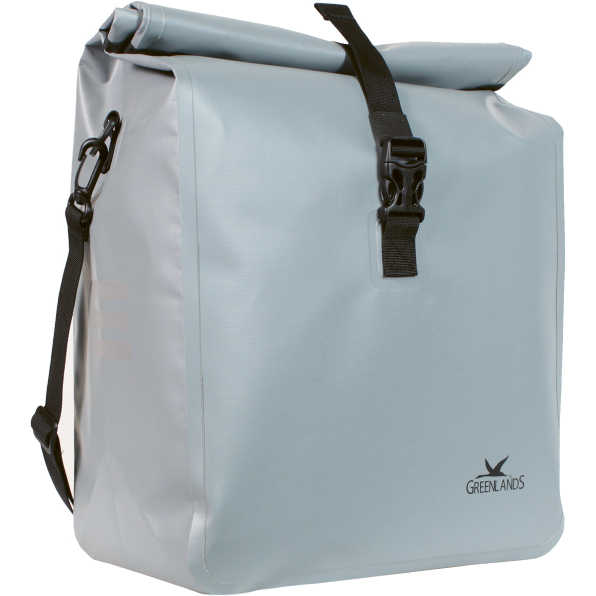 Enkele fietstas Greenlands Urban Style waterproof 2 - 23 liter 31 x 50 x 15 cm - licht grijs