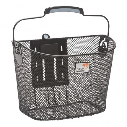 Panier de vélo New Looxs Toscane Smartlock 19 litres 34 x 25 x 25 cm - noir