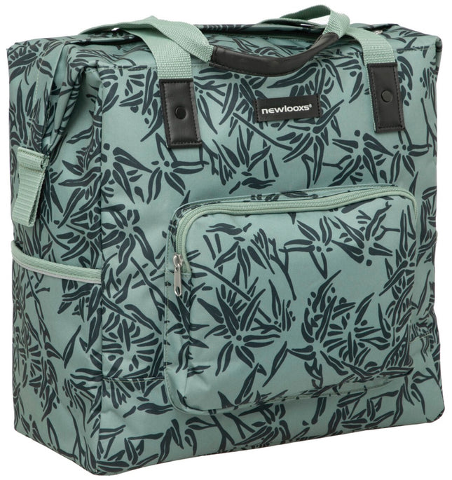 Fietstas New Looxs Camella Bamboo 24,5 liter 36 x 19 x 36 cm - groen