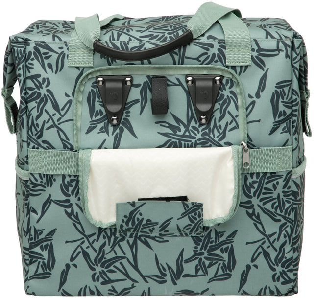 Fietstas New Looxs Camella Bamboo 24,5 liter 36 x 19 x 36 cm - groen