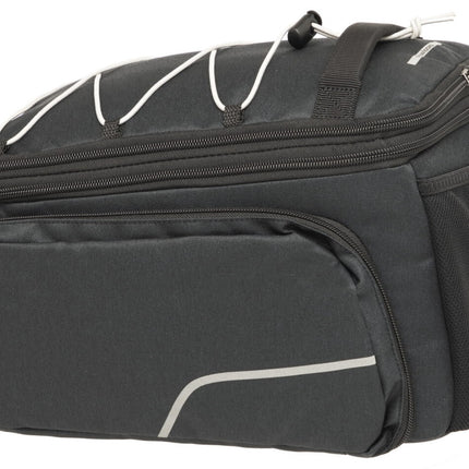 Bagagedragertas New Looxs Trunkbag Sports Racktime 2.0 31 liter 34,5 x 24 x 20 cm - zwart/grijs