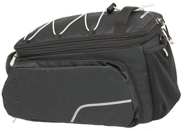 Bagagedragertas New Looxs Trunkbag Sports Racktime 2.0 31 liter 34,5 x 24 x 20 cm - zwart/grijs