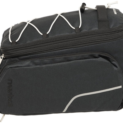 Bagagedragertas New Looxs Trunkbag Sports Racktime 2.0 31 liter 34,5 x 24 x 20 cm - zwart/grijs