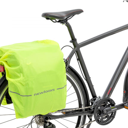 Dubbele fietstas New Looxs Sports Double Racktime 2.0 32 liter - 29 x 16 x 39 cm (x2) - zwart/grijs - afbeelding 2
