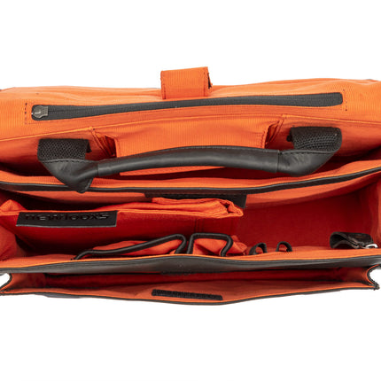 Fietstas New Looxs Fellini 18 liter 40 x 15 x 32 cm - gemaakt van luxe leder - zwart - afbeelding 5