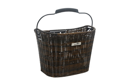 Fietsmand NewLooxs Lombok 19 liter 34 x 25 x 25 cm - rattan dark
