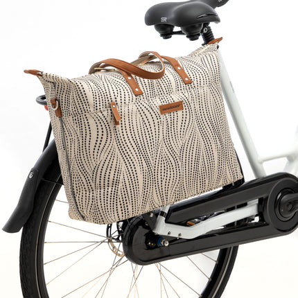 Fietsshopper New Looxs Tendo Alma 21 liter - 34 x 18 x 44 cm - sand