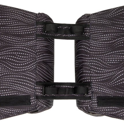 Dubbele fietstas New Looxs Joli Alma 37 liter - 38 x 18 x  30 cm (2x) - zwart - afbeelding 2