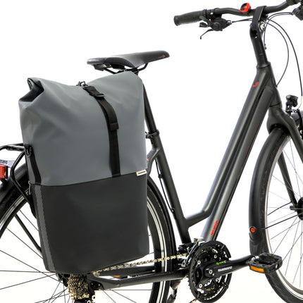 Fietsshopper New Looxs Nyborg 17 liter 30 x 17 x 37 cm - donkergrijs/zwart - afbeelding 5