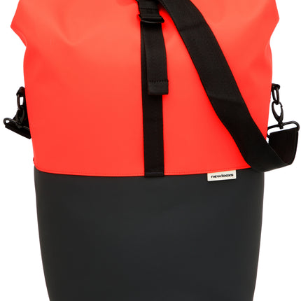 Fietsshopper New Looxs Nyborg 17 liter 30 x 17 x 37 cm - rood/zwart