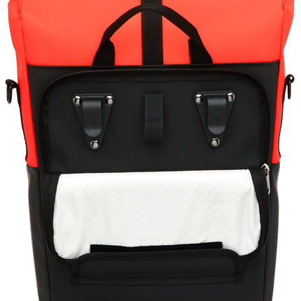 Fietsshopper New Looxs Nyborg 17 liter 30 x 17 x 37 cm - rood/zwart - afbeelding 3
