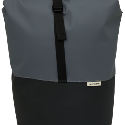 Dubbele fietstas New Looxs Nyborg 34 liter - 30 x 17 x 37cm (x2) - donkergrijs/zwart - afbeelding 4