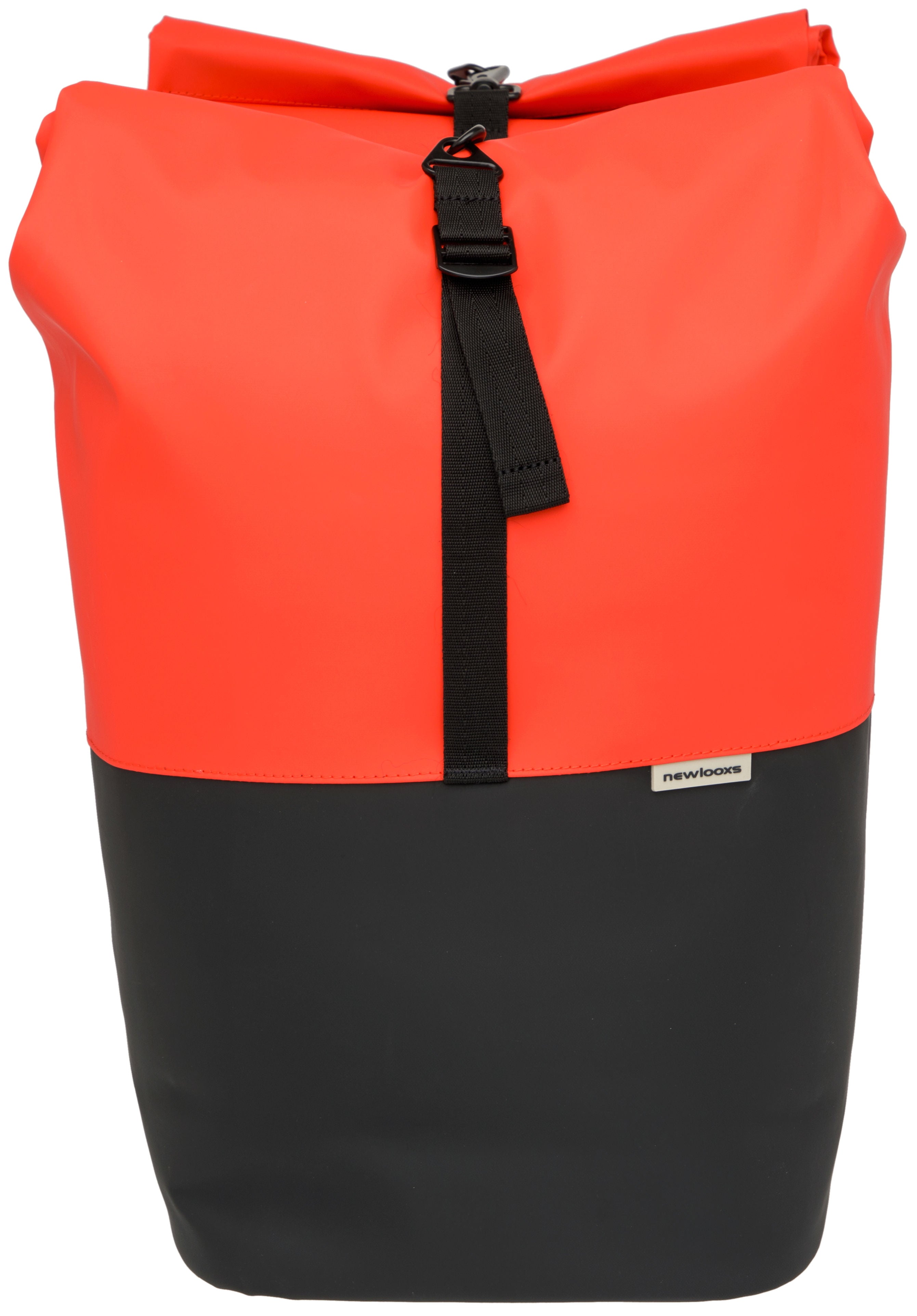 Dubbele fietstas New Looxs Nyborg 34 liter - 30 x 17 x 37cm (x2) - donkergrijs/zwart