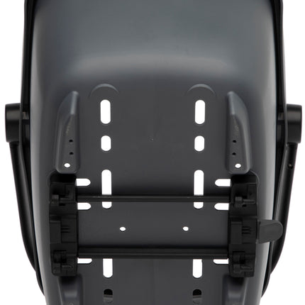 Gerecyclede  (honden)fietsmand New Looxs Clipper Racktime - 28 liter 49 x 37 x 29 cm - anthraciet - afbeelding 9