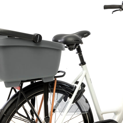 Gerecyclede  (honden)fietsmand New Looxs Clipper Racktime - 28 liter 49 x 37 x 29 cm - anthraciet - afbeelding 11