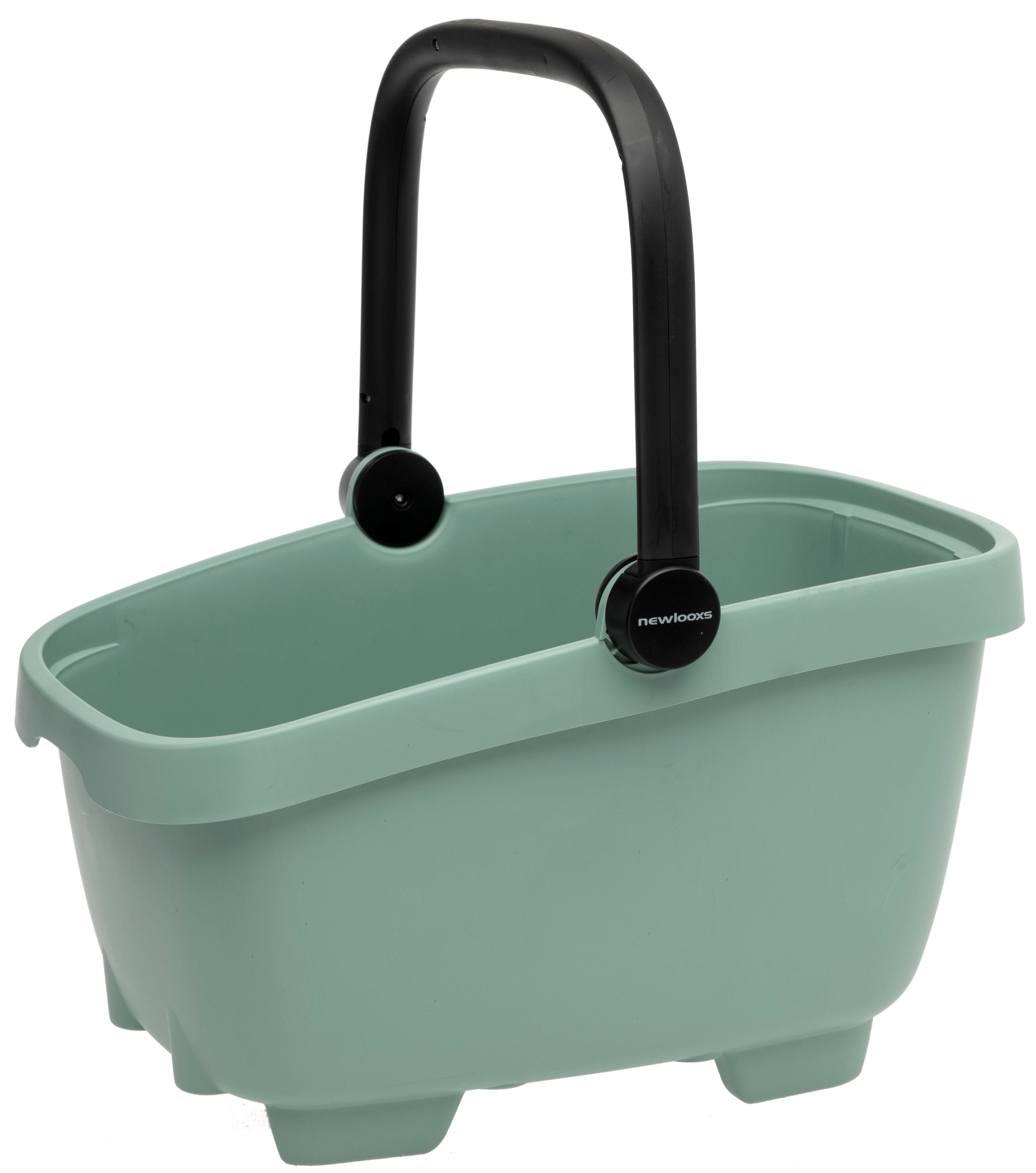 Gerecyclede  (honden)fietsmand New Looxs Clipper Racktime - 28 liter 49 x 37 x 29 cm - anthraciet