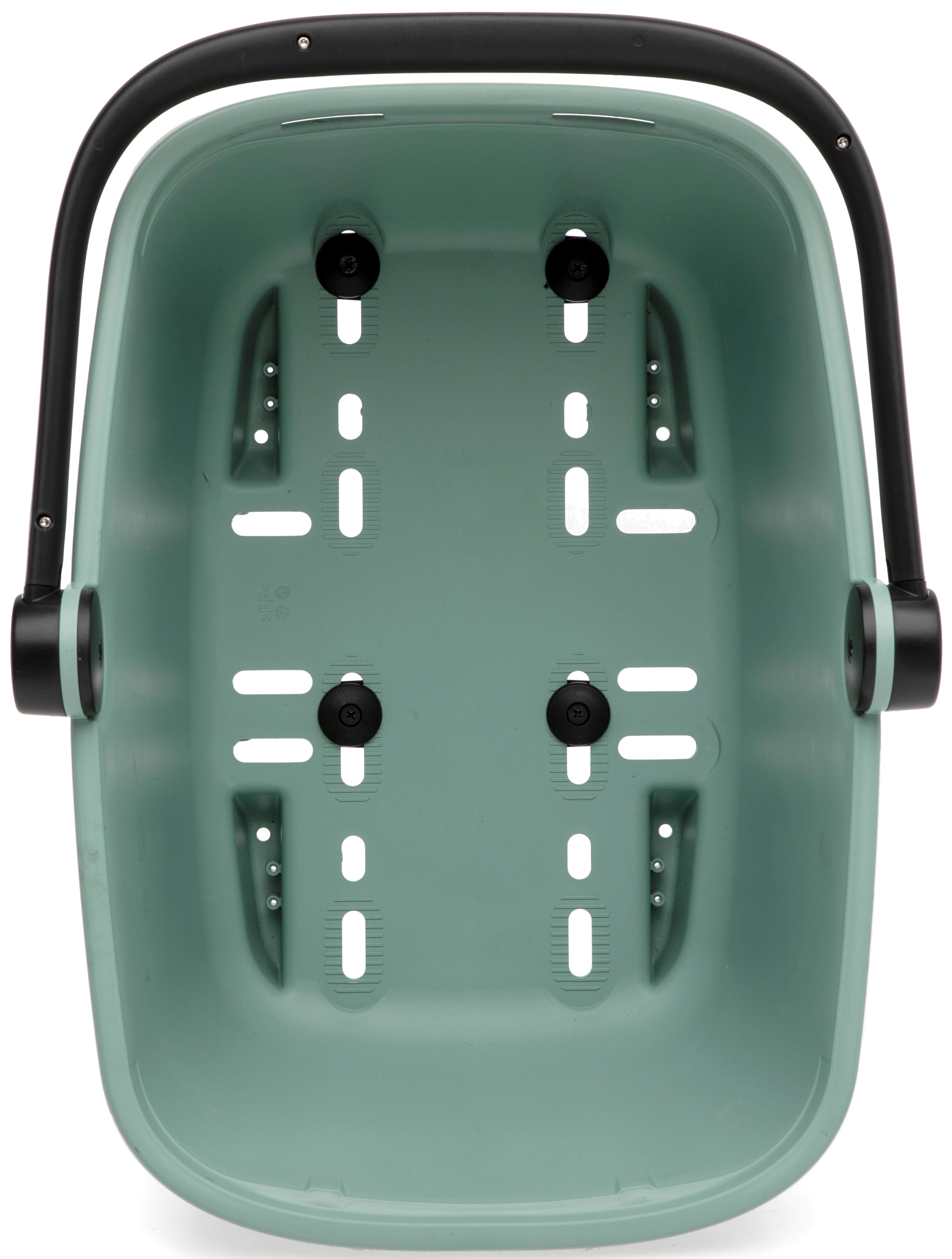 Gerecyclede  (honden)fietsmand New Looxs Clipper Racktime - 28 liter 49 x 37 x 29 cm - anthraciet