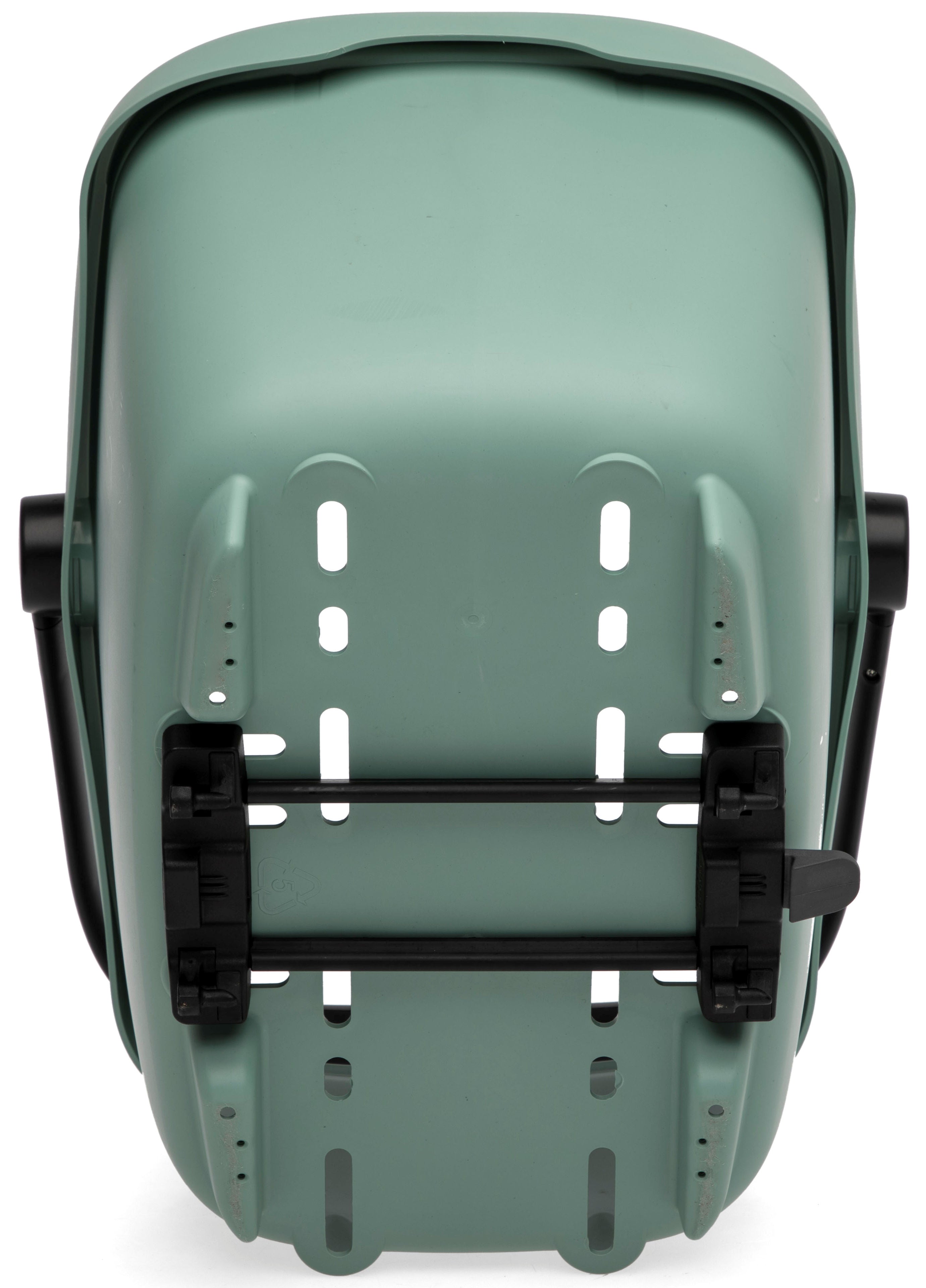 Gerecyclede  (honden)fietsmand New Looxs Clipper Racktime - 28 liter 49 x 37 x 29 cm - anthraciet