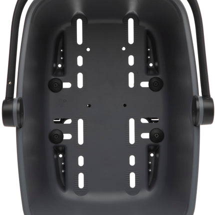 Gerecyclede (honden)fietsmand New Looxs Clipper Racktime 2.0 - anthraciet