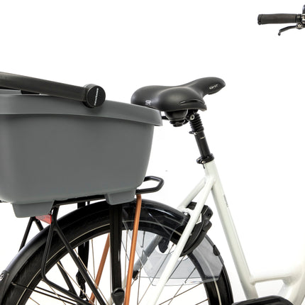 Gerecyclede (honden)fietsmand New Looxs Clipper Racktime 2.0 - anthraciet - afbeelding 5