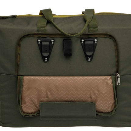 Laptoptas New Looxs Tendo 21 liter 34 x 18 x 44 cm - olijf/geel - afbeelding 2