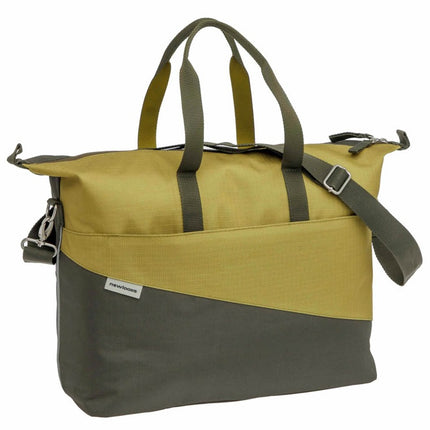 New Looxs Tendo 21-liter laptop bag, 34 x 18 x 44 cm, olive/yellow